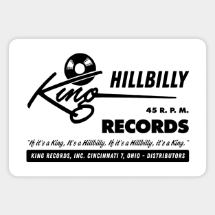 King Hillbilly Records Magnet